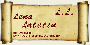 Lena Laletin vizit kartica